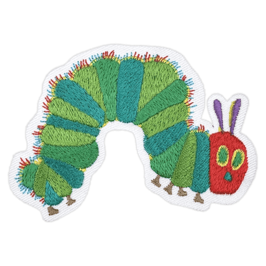 Caterpillar Sew / Iron On Patch - The Very Hungry Caterpillar - Diavazo Greek Books