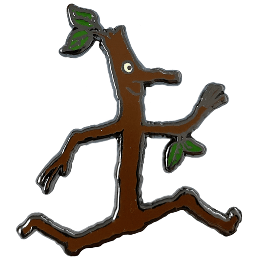 Stick Man Character Pin Badge / Κονκάρδα Ξυλαράκης - Diavazo Greek Books