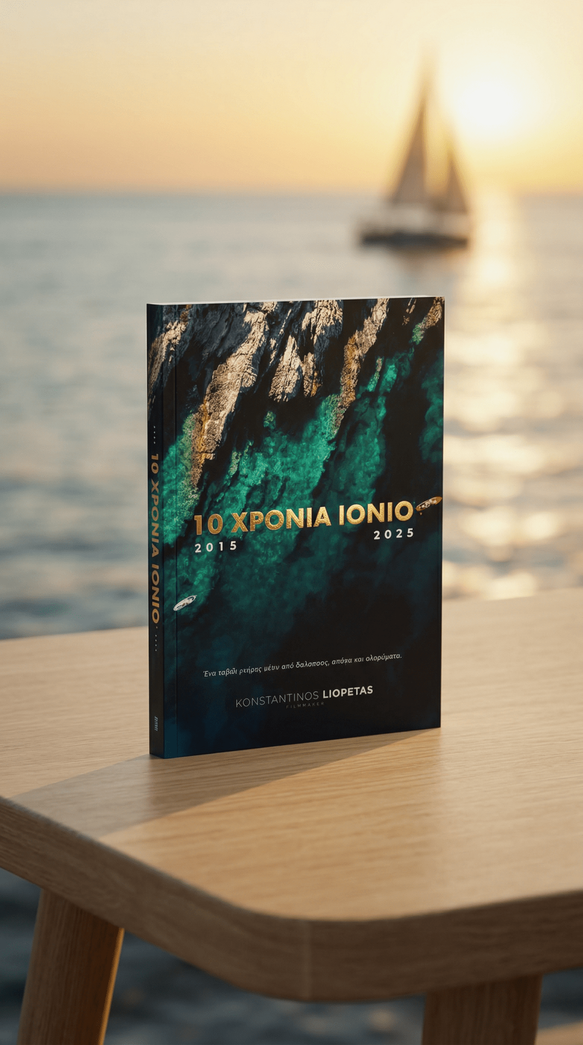 10 Χρόνια Ιόνιο / 10 years Ionian - Κωνσταντίνος Λιοπετάς (Deluxe Edition) - Diavazo Greek Books
