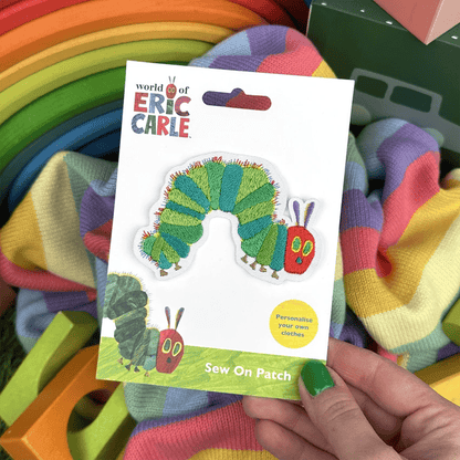 Caterpillar Sew / Iron On Patch - The Very Hungry Caterpillar - Diavazo Greek Books