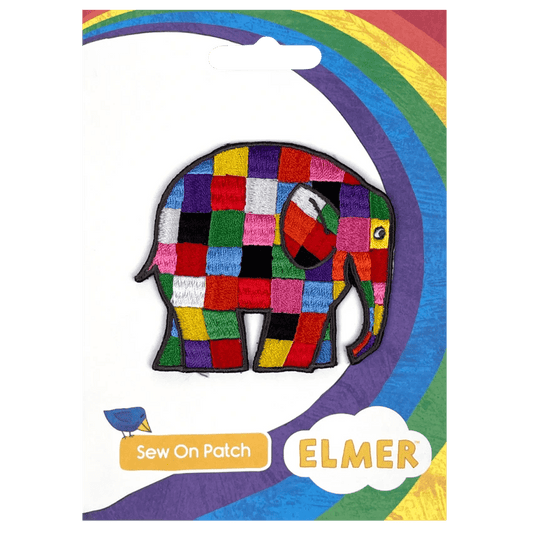 Elmer Walking Right Sew / Iron On Patch - Diavazo Greek Books