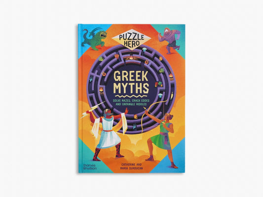 Greek Myths : Solve mazes, crack codes and untangle riddles - Diavazo Greek Books