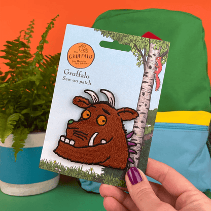 Gruffalo Head Sew / Iron On Patch - Γκρούφαλο - Diavazo Greek Books