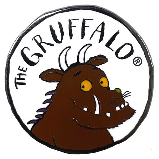 Gruffalo Logo Pin Badge / Κονκάρδα Γκρούφαλο - Diavazo Greek Books