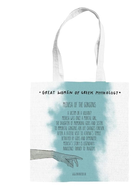Medusa of the Gorgons Tote Bag - Diavazo Greek Books