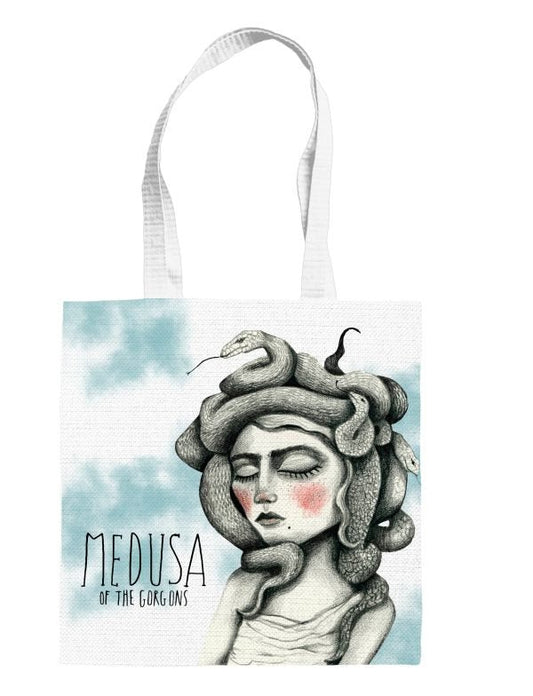 Medusa of the Gorgons Tote Bag - Diavazo Greek Books