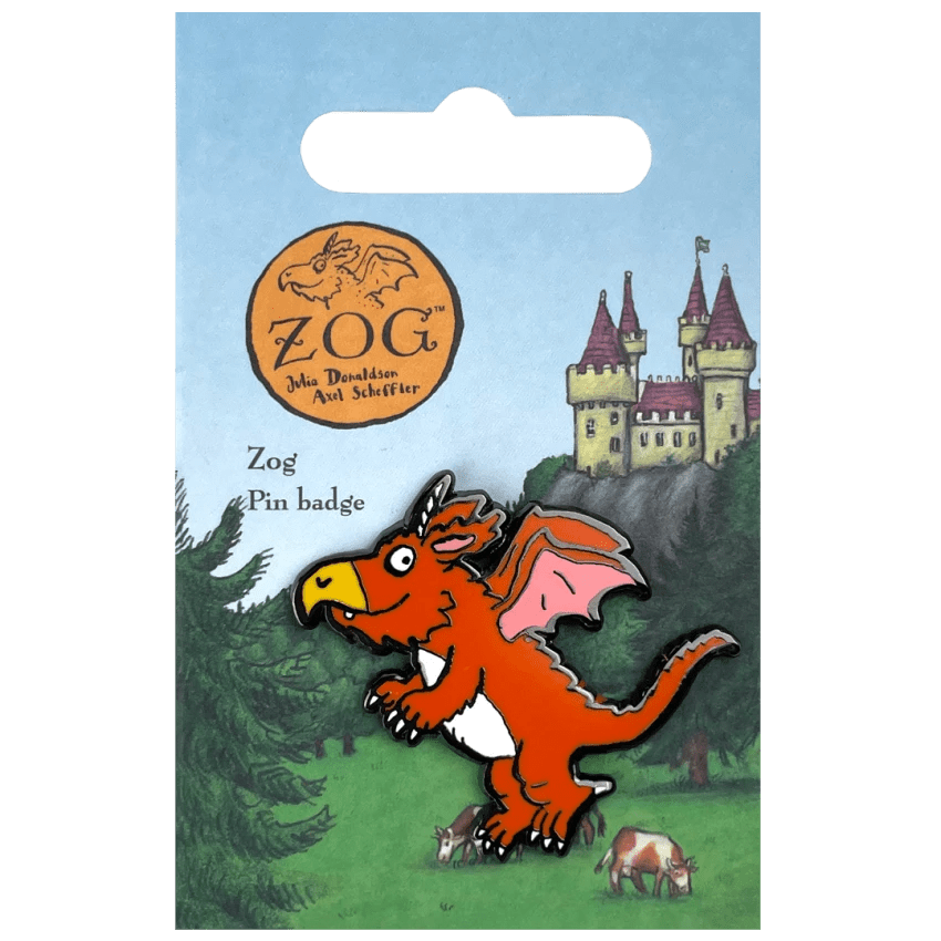 Zog Flying Left Pin Badge / Κονκάρδα Ιπτάμενος Ζογκ - Diavazo Greek Books